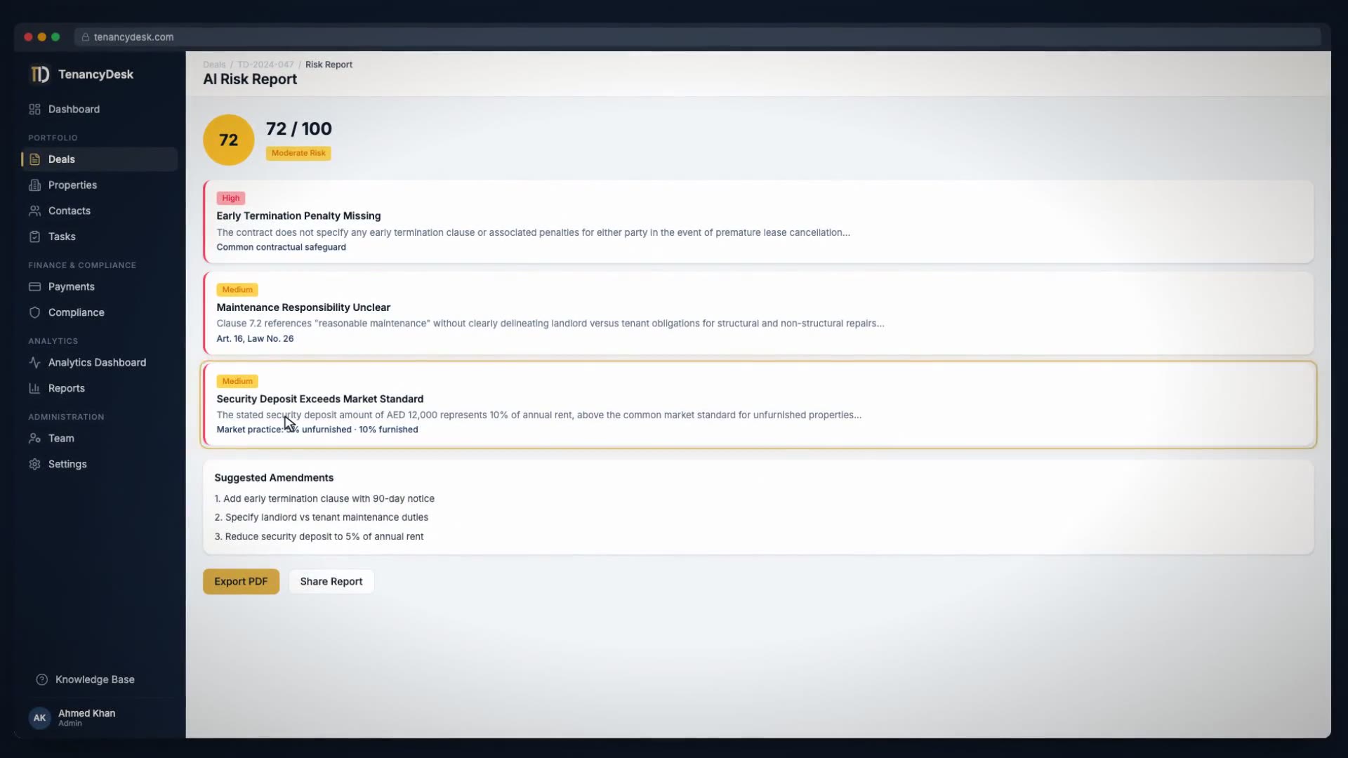 AI Contract Risk Analysis (1:26)